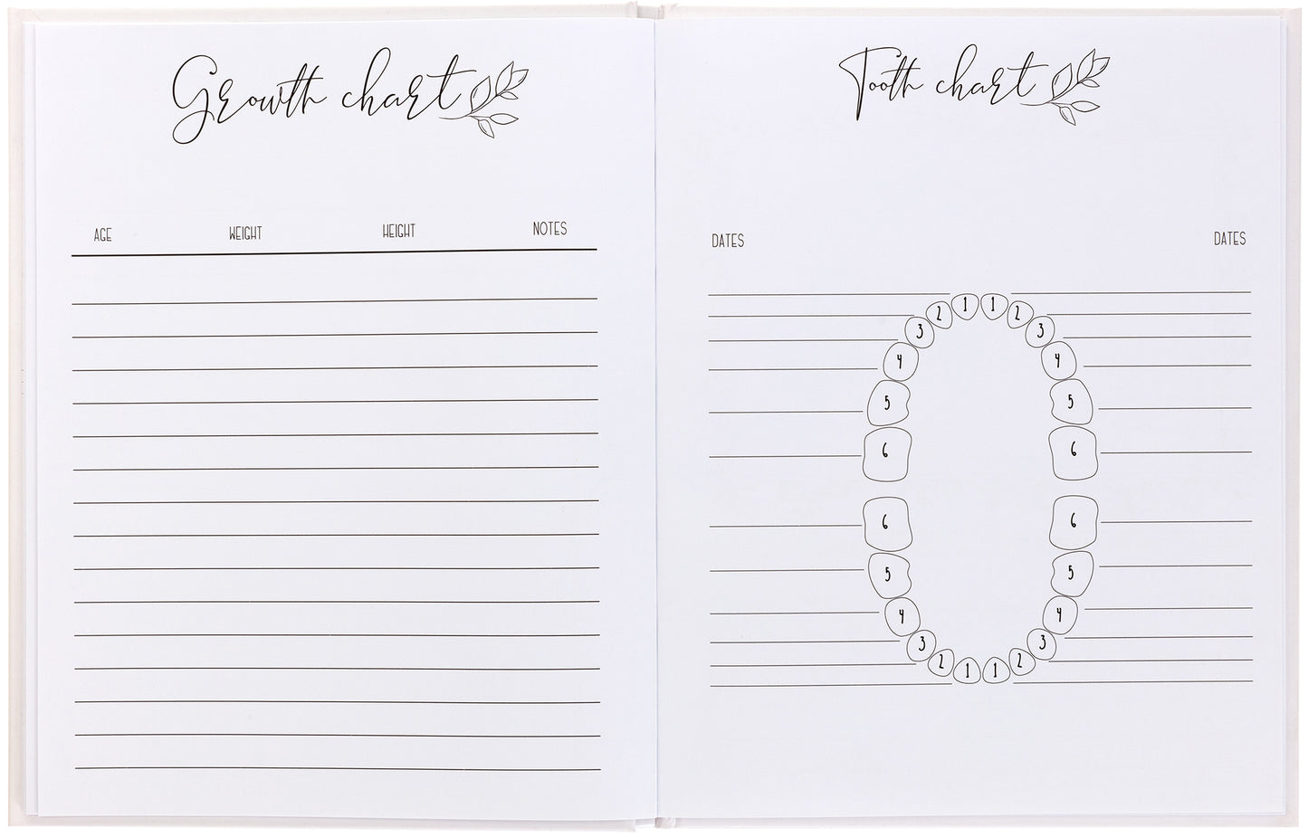 Minimalist Baby Memory Book- Pink